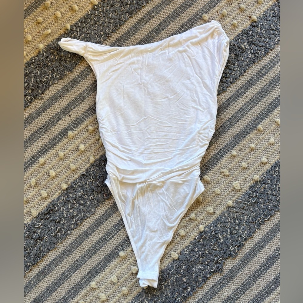 Fashion Nova White Bodysuit